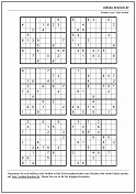 Drucken Sie Sudoku online