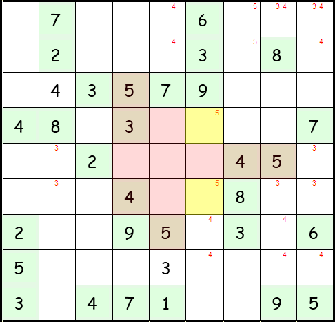 Sudoku Anleitung Schritt 9