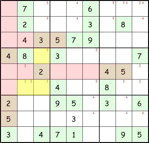 Sudoku Anleitung Schritt 10
