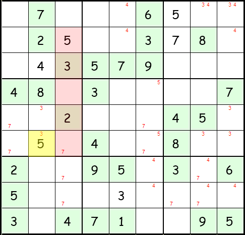 Sudoku Anleitung Schritt 15