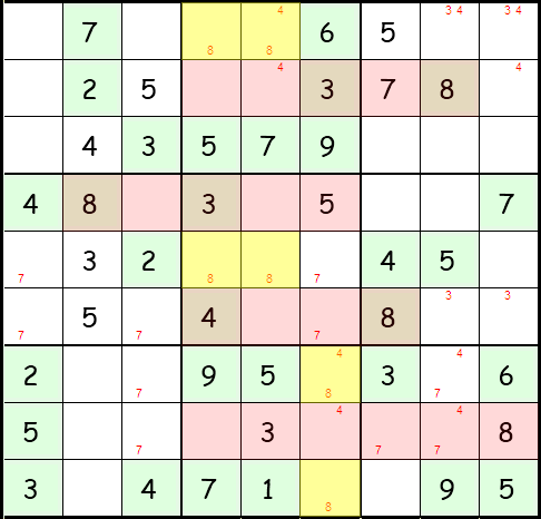 Sudoku Anleitung Schritt 19