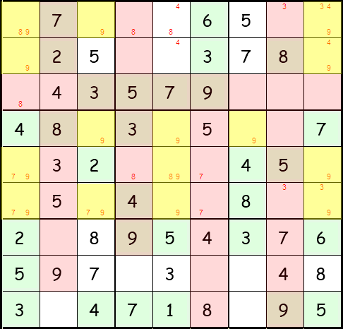 Sudoku Anleitung Schritt 26